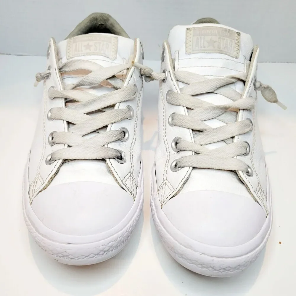 Converse 651782c Lo Leather Junior White Size 5